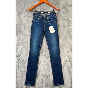 AG B-Type 03 Jeans Womens 23x31 (24x30) Blue Straight Leg Denim NWT